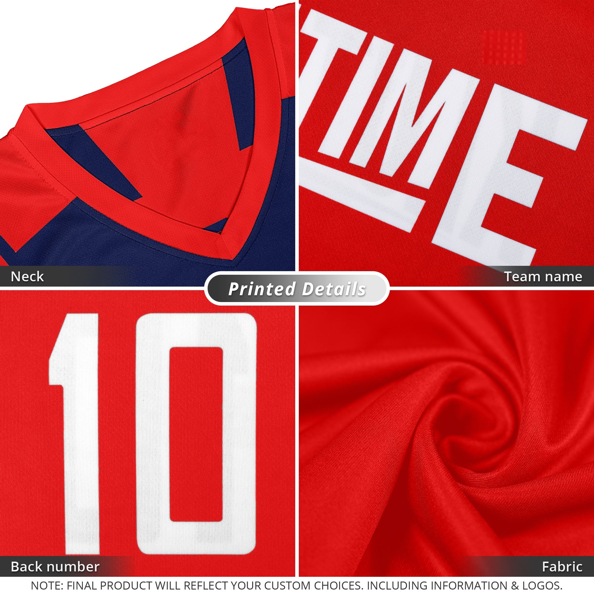 Custom navy blue and white reversible basketball uniform