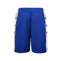Men's Blue & White Mesh Basketball Shorts — Breathable Athletic Training Shorts
