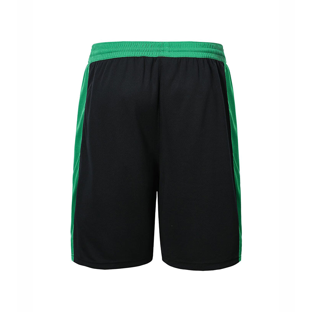 Men's Green Mesh Basketball Shorts with Pockets — Breathable Athletic Training Shorts