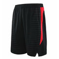 Men's Black & Blue Mesh Basketball Shorts — Lightweight Quick-Dry Training Shorts