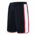 Custom black blank basketball shorts