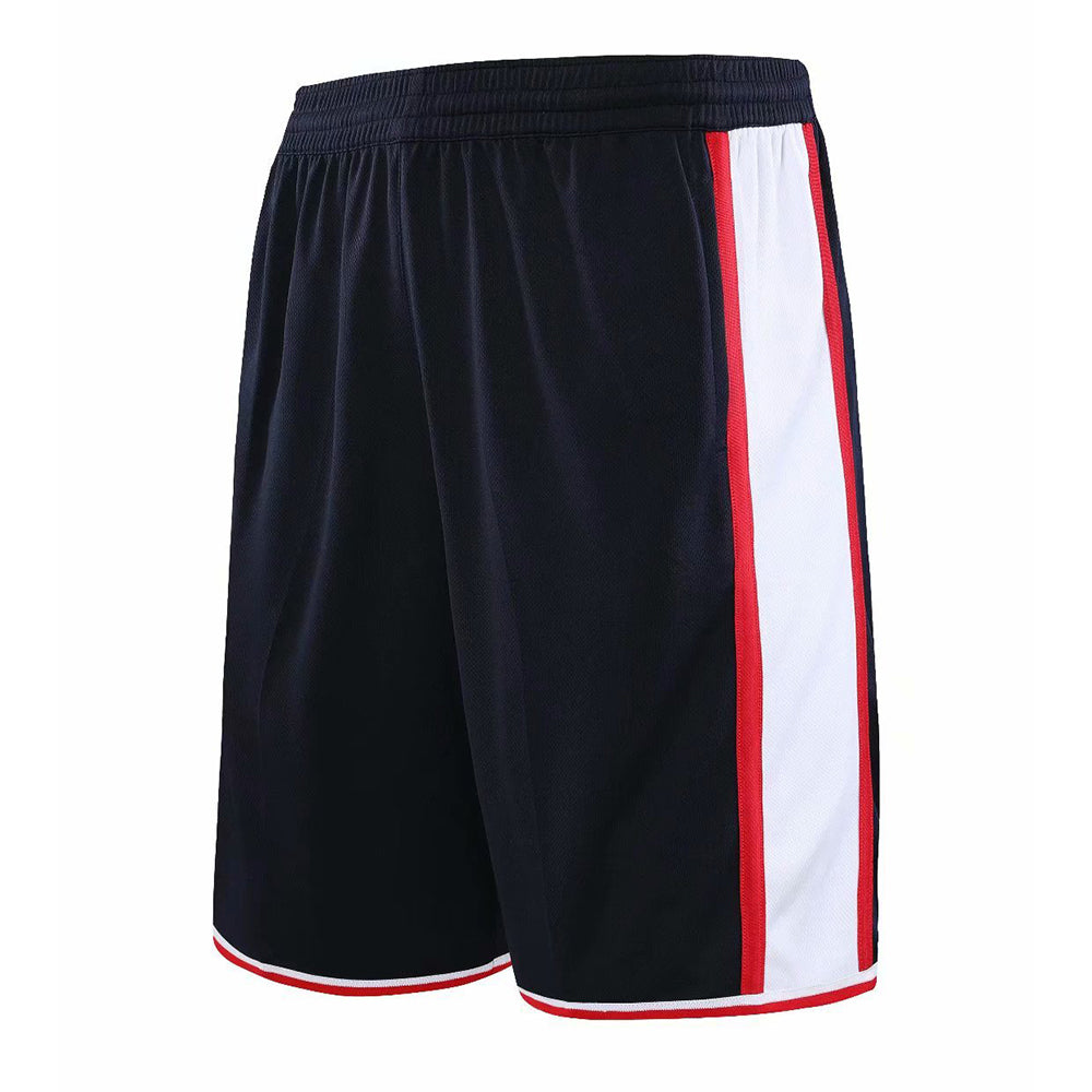 Custom black blank basketball shorts